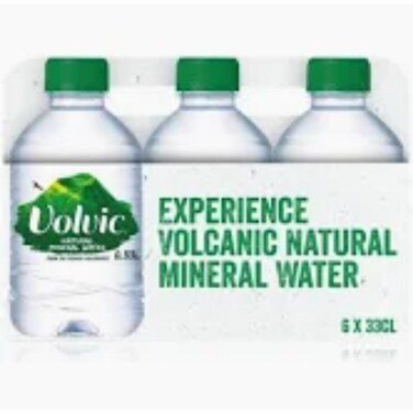 Volvic Natural Mineral Water 6x330ml