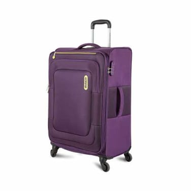 American Tourist Duncan 4 Wheel Soft Trolley Navy Purple 68 cm