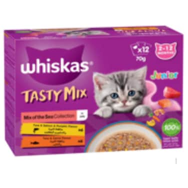 Whiskas Tasty Mix Junior Sea Collection 840 gr
