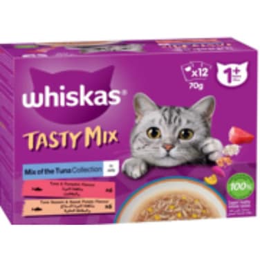 Whiskas Tasty Mix of Tuna Collection and Jelly 840 gr