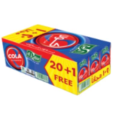 Al Rabie Cola Flavored Drink 21  x 125 ml