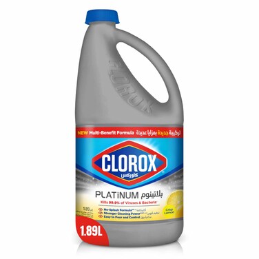 Clorox Platinum Bleach 1.89L, Crisp Lemon