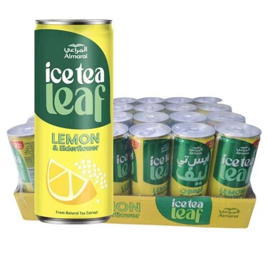 Almarai Ice Tea Lemon &amp; Elderflower 240Mlx24Pieces
