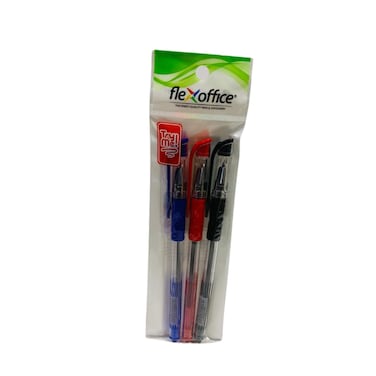 Flexoffice Ball Point Pen 0.7 mm 3 Set