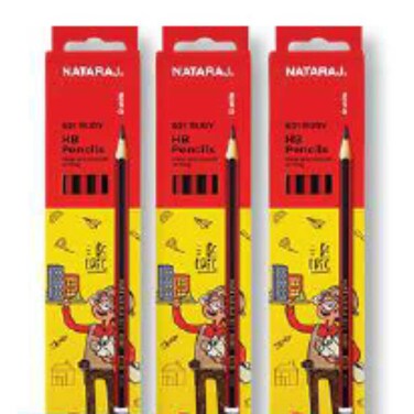 Nataraj Pencils Ruby 3 x 12 Pieces