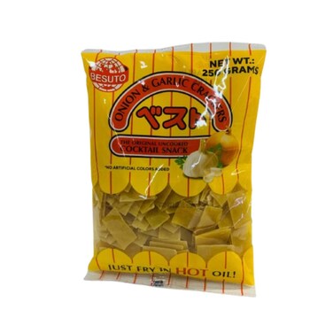 Prawn Crackers Original Uncooked Onion and Garlic  Flavor 500 gr