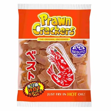 Besuto Prawn Crackers The Original Uncooked Hot and Spice 500g