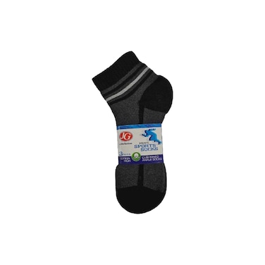 Jg Mens Sports Socks Ankle 3 Pieces