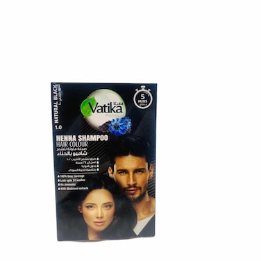 Dabur Vatika Henna Clear Shampoo Black Hair Colour 20 ml