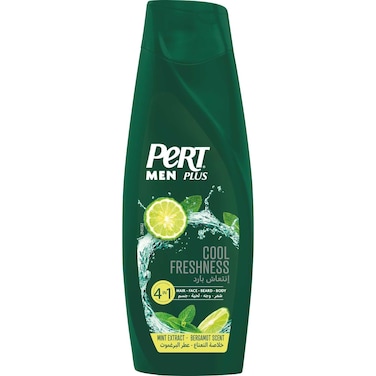 Pert Men Plus Cool Freshness Shampoo 4in1 Mint Extract 360ml