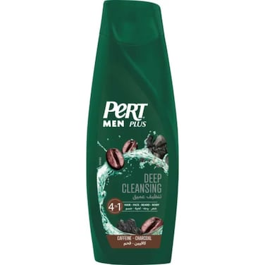 Pert Men Plus Deep Cleansing Shampoo 4in1 Caffeine Charcoal 360ml