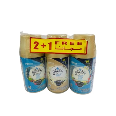 Glade Auto Spray Ocean Escape Automatic Refill Air Freshener 3 x 269 ml