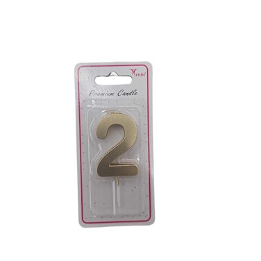 Trishi Met Number Candle 2