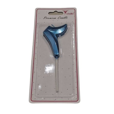 Trishi Premium Metallic Arabic Number Candle 2