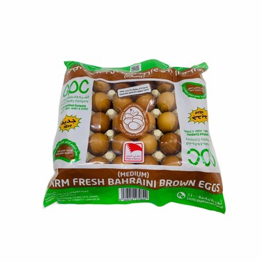 Farm Fresh Brown Bahrain Eggs Medium 30 Pieces