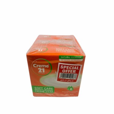 Creme 21 Soft Care Moisturising Cream Soap 3 x 125 gr