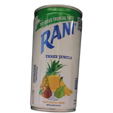 Rani Three Jewels Fruit Cocktail Drink with Sugar 180ml