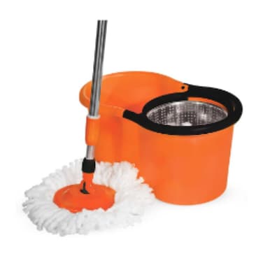 Royalford Spin Easy Mop with Stainless Steel Drum 13 ltr