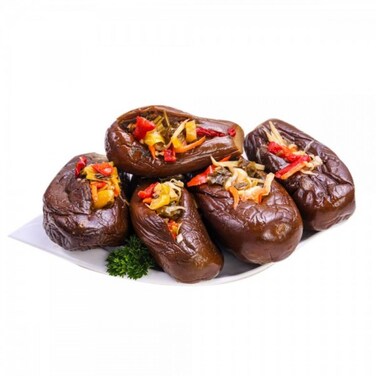 Dimashqe Stuffed Eggplant