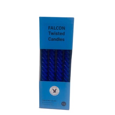 Falcon Dinner Candle Red 4 pieces