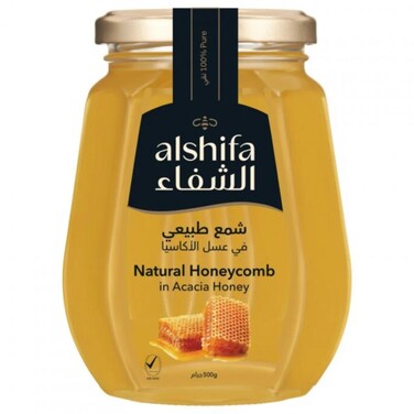 Alshifa Natural Honeycomb in Acacia Honey 500g