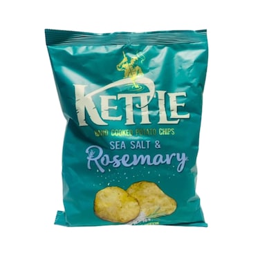 Kettle Crisps Hand Cooked Potato Chips Sea Salt and Rosemary 130 gr