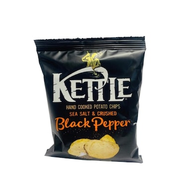 Kettle Crisps Crushed Hand Cooked Potato Chips Black Pepper 40 gr