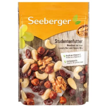 Seeberger Lux Nuts and Raisin Mix 150 gr