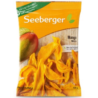 Seeberger Dried Mango Stripes 100g