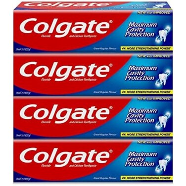 Colgate Toothpaste Maximum Cavity Protection 4x75ml