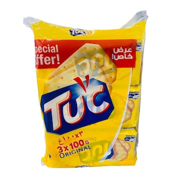 Tuc Original Snack Crackers 3 x 100 gr