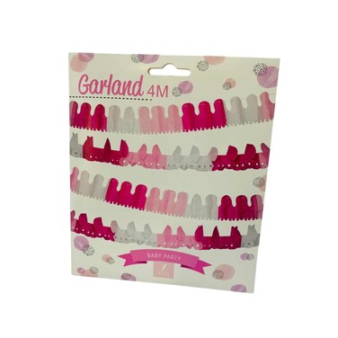 Garland Paper Birthday Baby 4 mtr