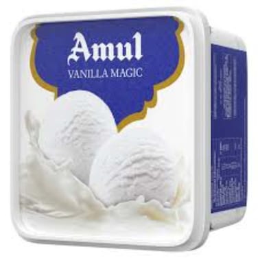 Amul Vanilla Magic Ice Cream 1Ltr