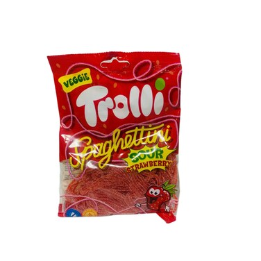 Trolli Spaghettini Strawberry 100 gr