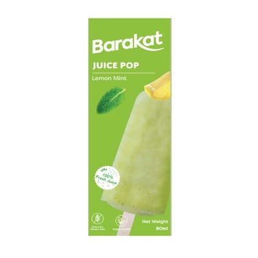 Barakat Lemon Mint Juice Pops 80ml