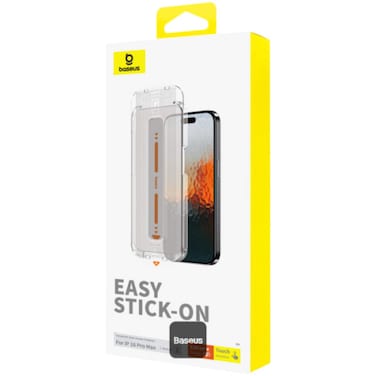 Baseus Tempered Glass for iPhone 16 Pro with Installation Kit