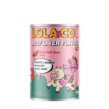 Lola and Co Beef Liver Flavor Adult Dog Food 400g