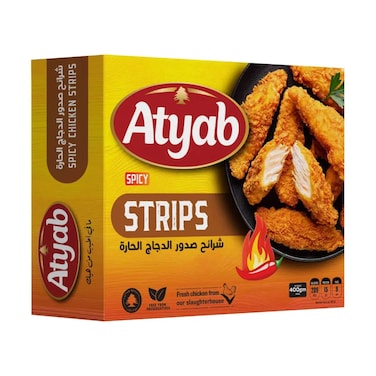 Atyab Chicken Strips Spicy 400 gr