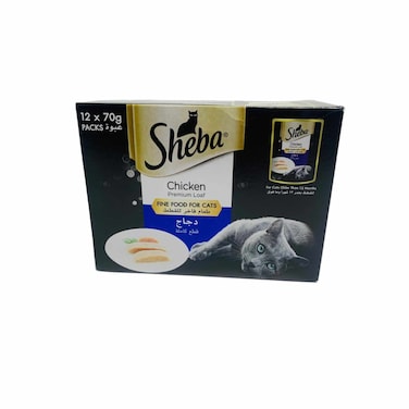 Sheba Chicken Premium Loaf 12 x 70 gr