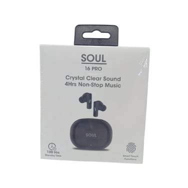 X Cell 16 Pro Crystal Clear Sound Earbuds Black