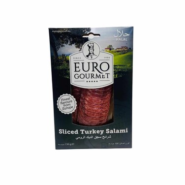 Euro Gourmet Slice Turkey Salami 130 gr