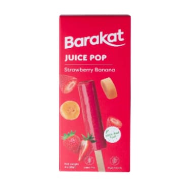 Barakat Strawberry Banana Juice Pop 4 x 50 ml