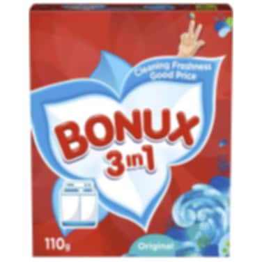 Bonux High Sodium Detergnt Powder Original 110 gr
