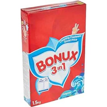 مسحوق غسيل أصلي بونكس عالي الصوديوم 1.5 كجم