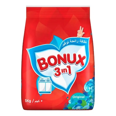 Bonux High Sodium Detergent Powder Original 5 kg