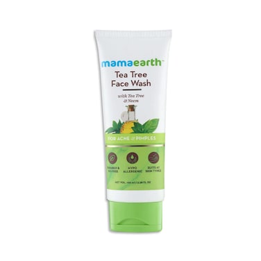 Mamaearth Face Wash Tea Tree Acne 100 Ml