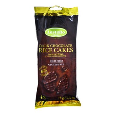 Lestello Dark Choco Rice Cakes 72 gr