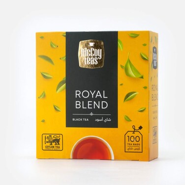 McCoy Royal Blend Black Tea 100 Tea Bags 100g Pieces