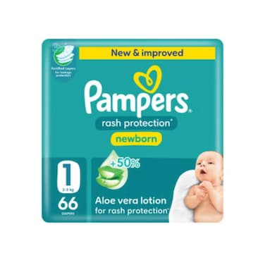 Pampers Size 1 Jumbo Pack 66 Pieces