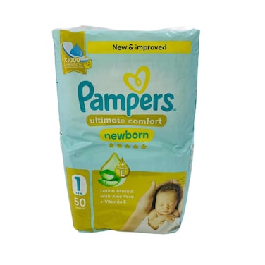 Pampers Premium S1 Medium Pack 50 Pieces